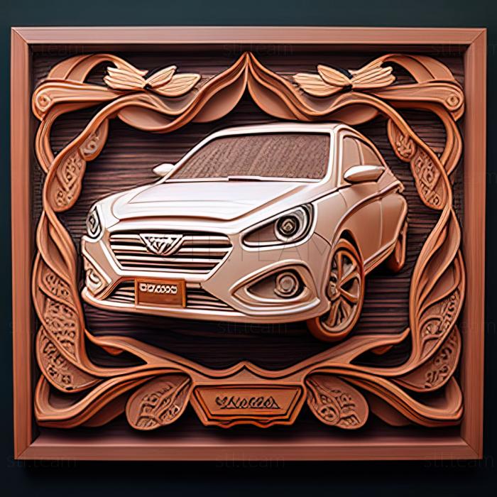 3D model Hyundai Verna (STL)